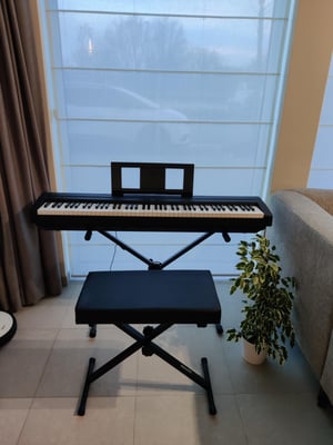 This is the Avatar Image for the Yamaha P-45 (A LITERAL PIANO.) AI Voice and Text to Speech Generator